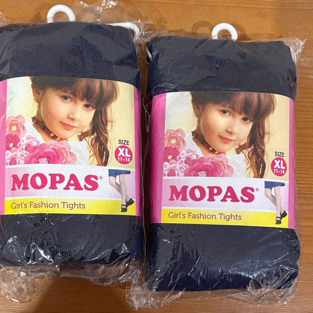 NWT Navy Girl's 2 packs of Fashion Tights